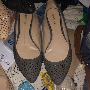 Gianni bini brand shoes black gray nude royal blue